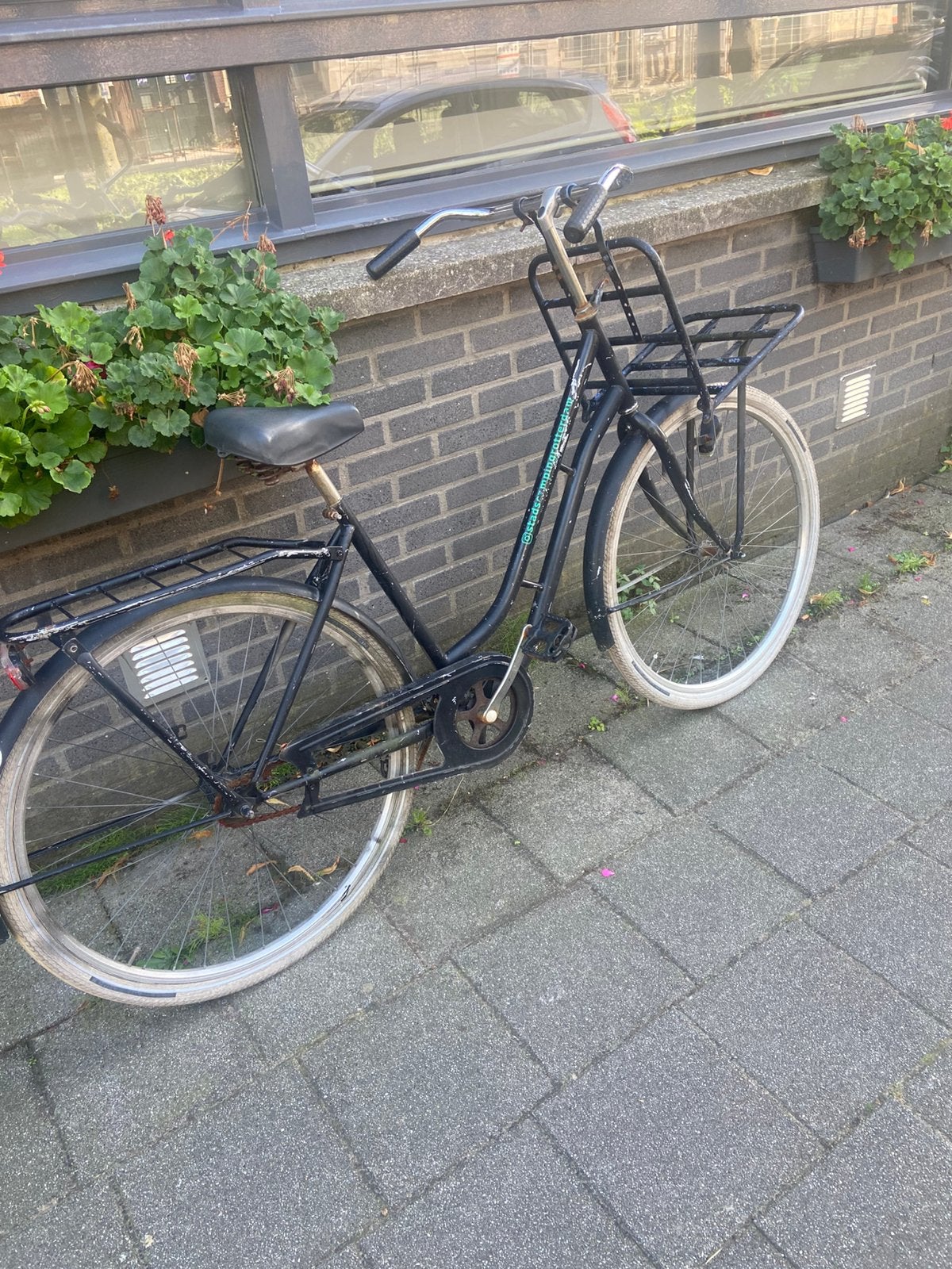 Omafiets te koop, Fietsen en Brommers, Fietsen | Dames | Omafietsen, Ophalen, Zo goed als nieuw