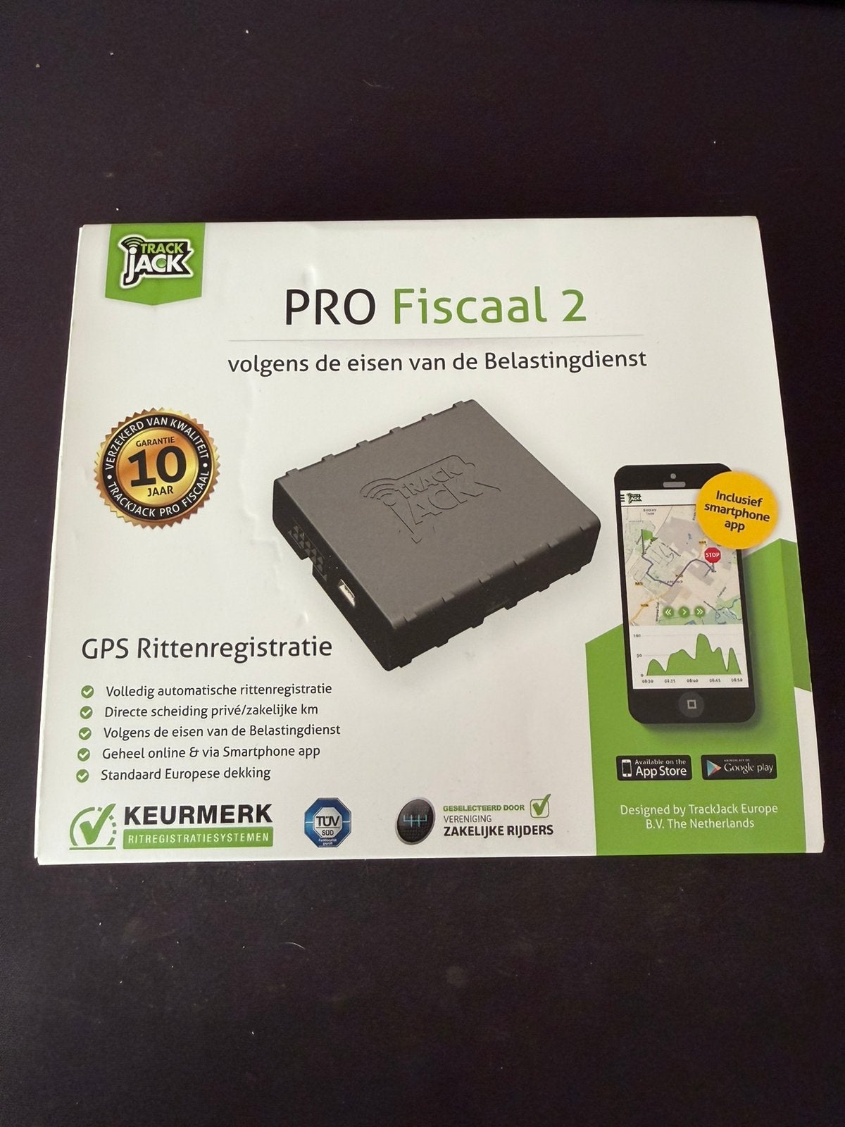 GPS Rittenregistratie, Ophalen, Nieuw, Laptop, USB