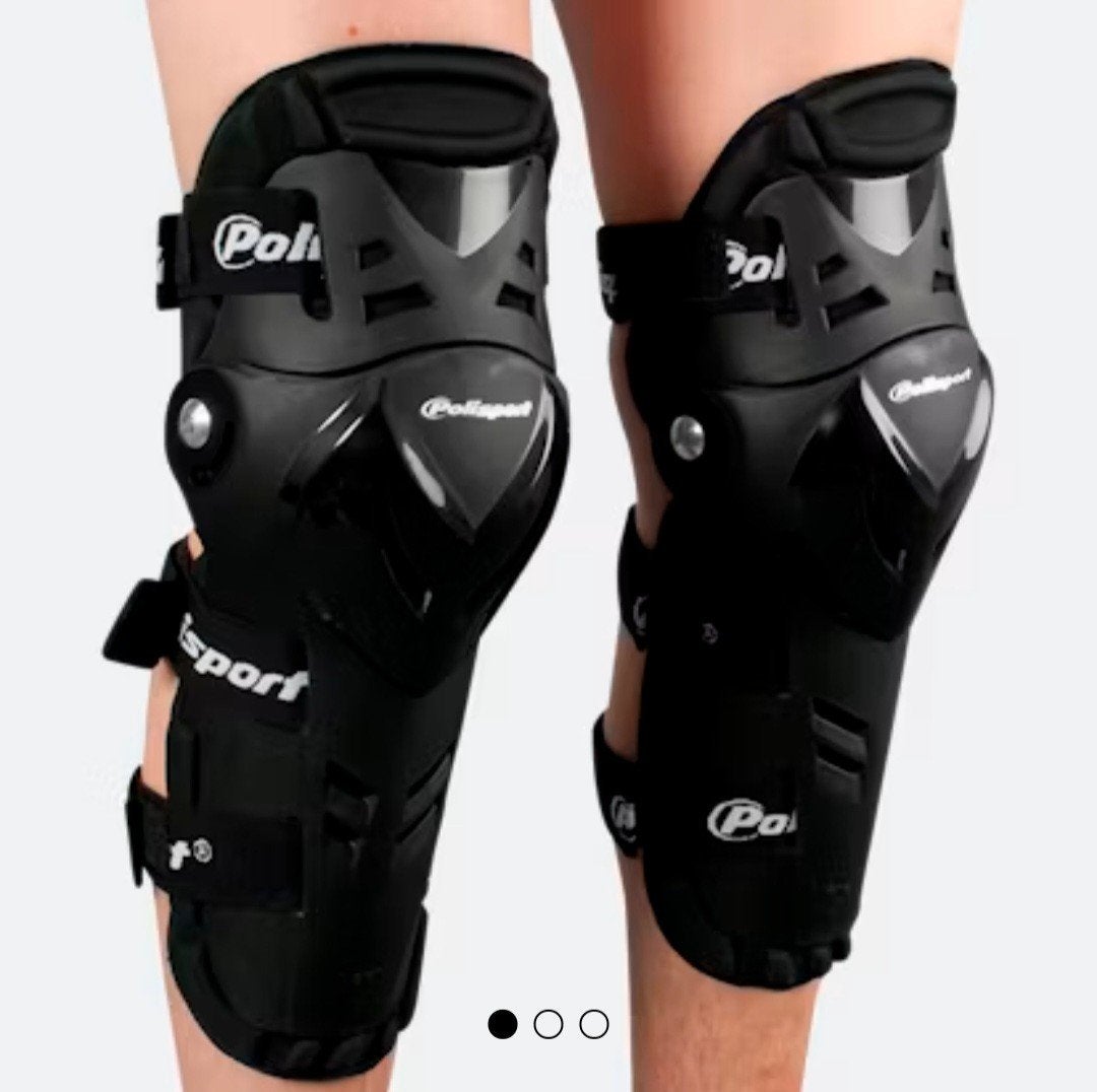 Kniebeschermers Polisport, Motoren, Kleding | Motorkleding, Ophalen of Verzenden, Tweedehands, Motorcrosskleding