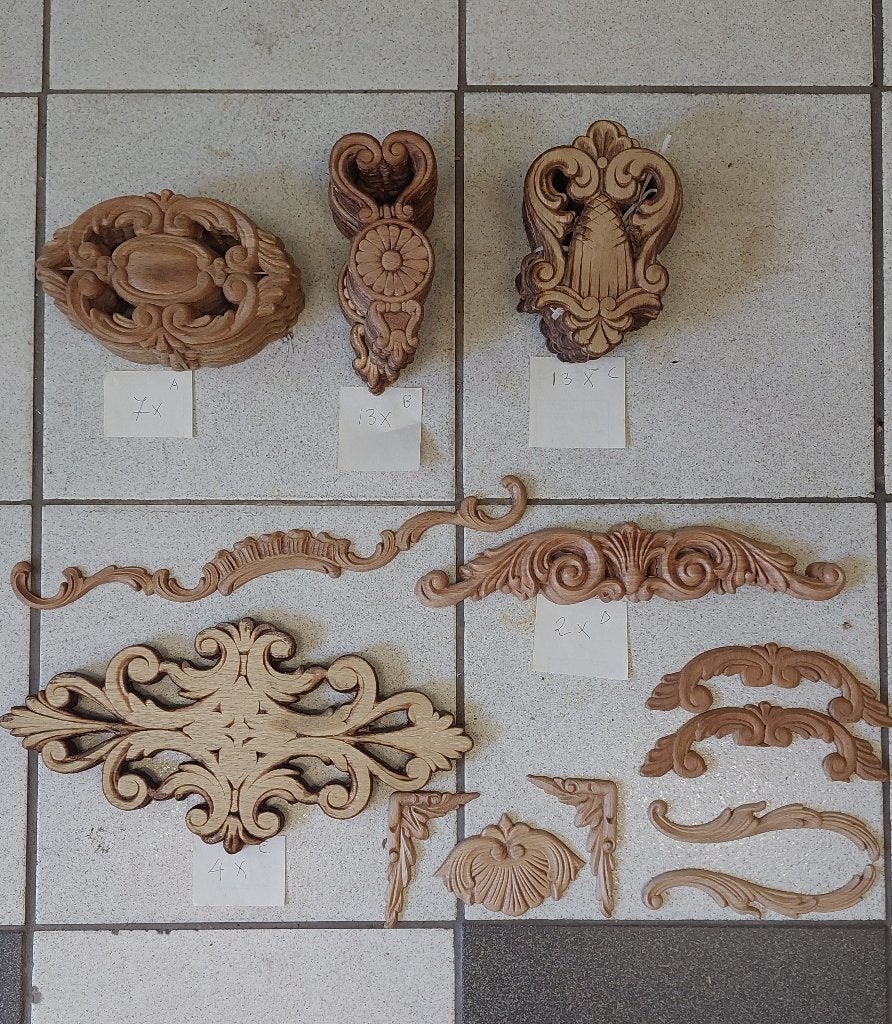 houten ornamenten, Muziek en Instrumenten, Draaiorgels, Ophalen of Verzenden, Zo goed als nieuw