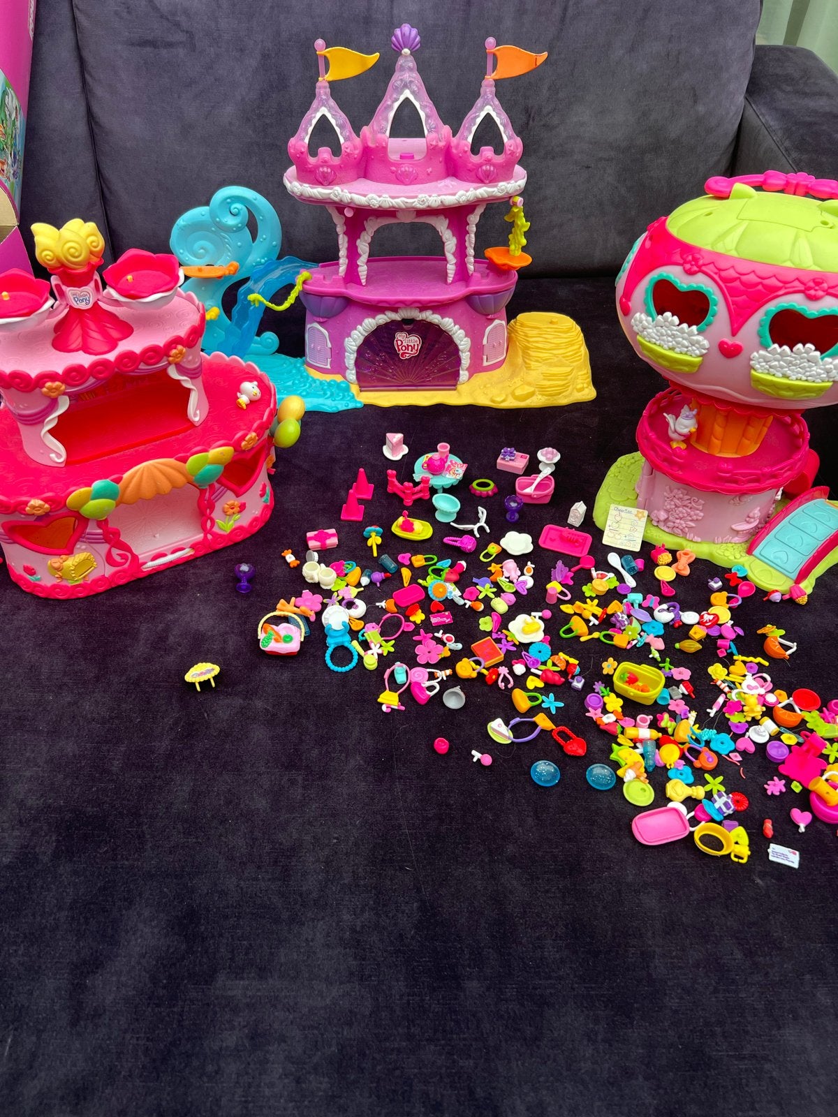 Grote My Little Pony speelset met veel accessoires, Ophalen of Verzenden, Gebruikt, Meisje