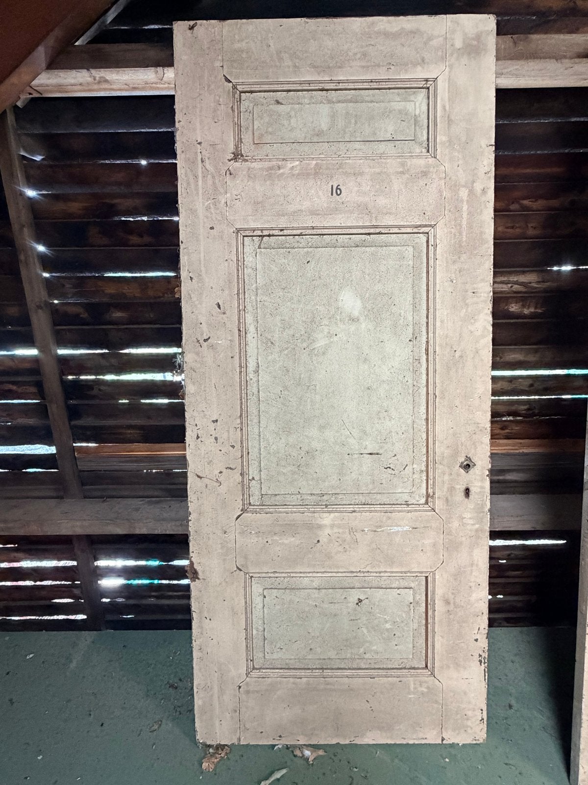 Oude paneeldeuren uit Hotel Sissingh Zuidlaren (voor 1900), Ophalen, Gebruikt, 80 tot 100 cm, 215 cm of meer