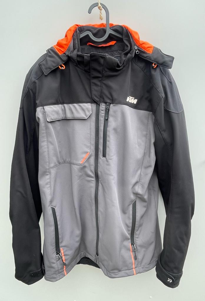 KTM softshell motor jack z.g.a.n. maat XL, Ophalen of Verzenden, Tweedehands, Jas | textiel