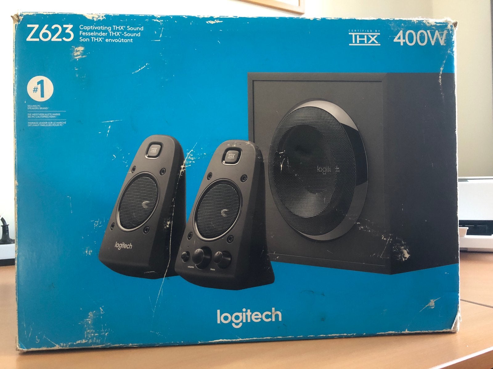 Mooie set speakers voor PC - Logitech Z623 - 400 Watt, Computers en Software, Ophalen of Verzenden, Zo goed als nieuw
