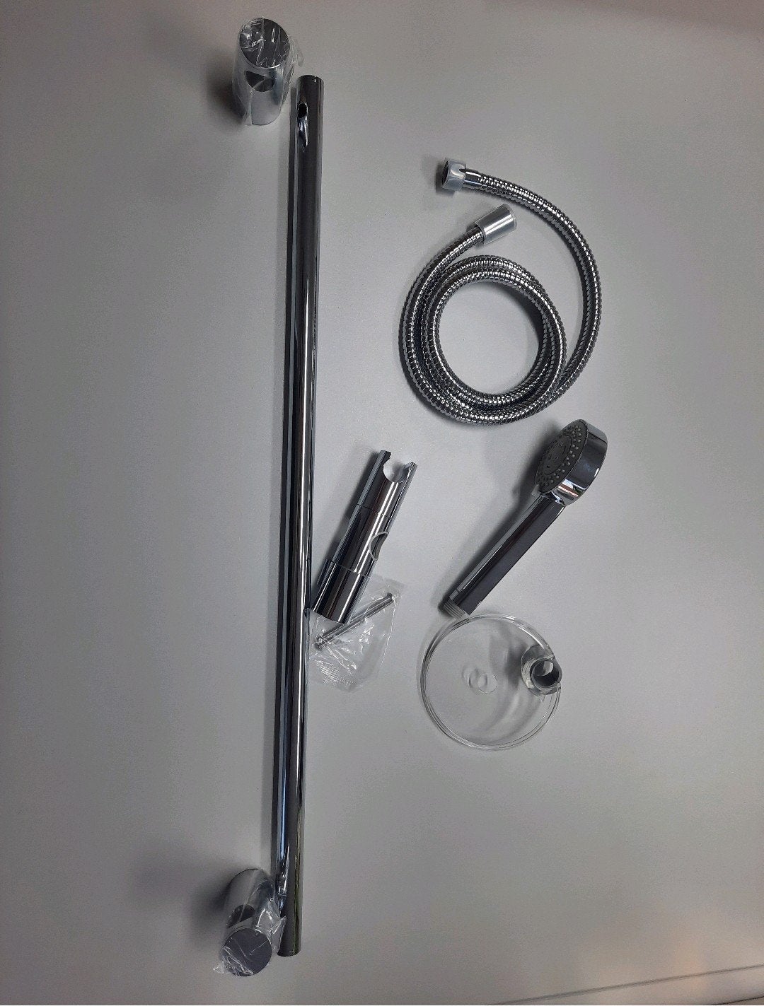 Plieger glijstangset nieuw., Ophalen of Verzenden, Nieuw, Chroom, Douche