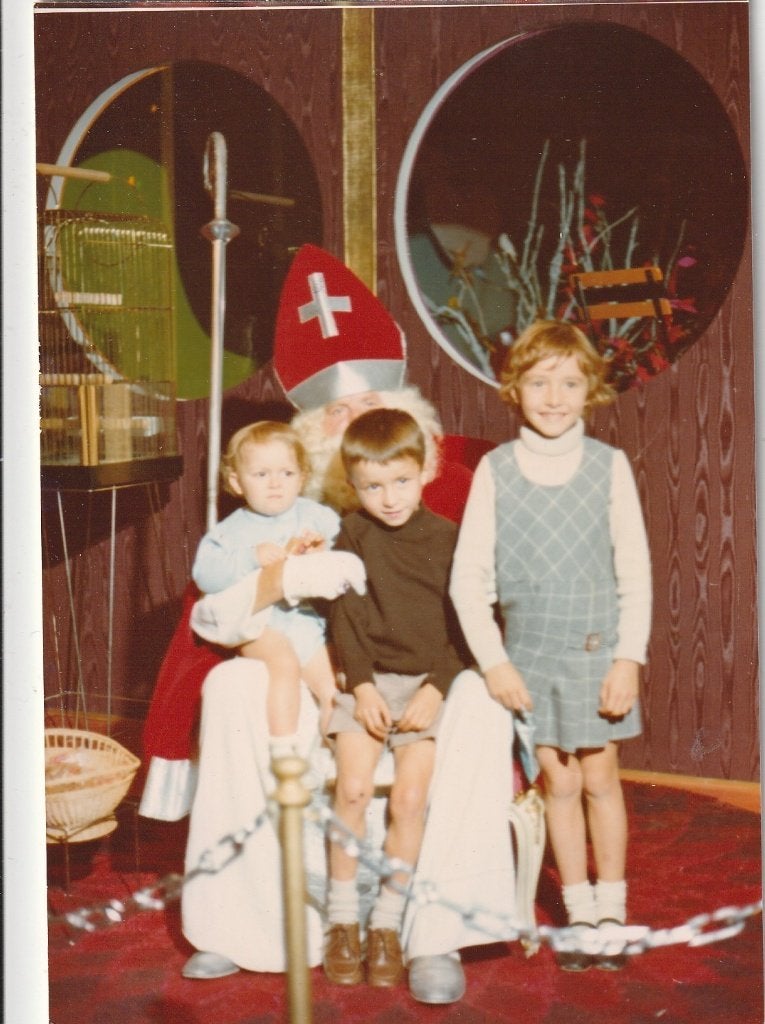 foto  met de   sint  - 9 op 13  cm, Verzenden, Voor 1940, Zo goed als nieuw