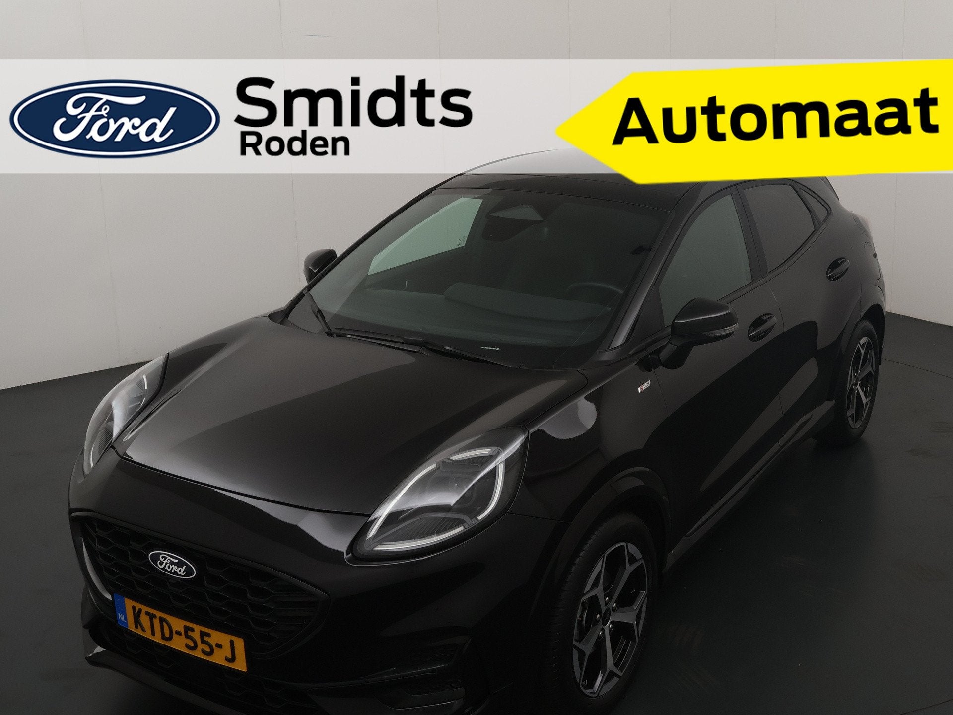 Ford Puma EcoBoost Hybrid 155 pk ST-Line X | Pano | Winter P, Auto's, 12 maanden, Zwart, Bedrijf, 155 pk