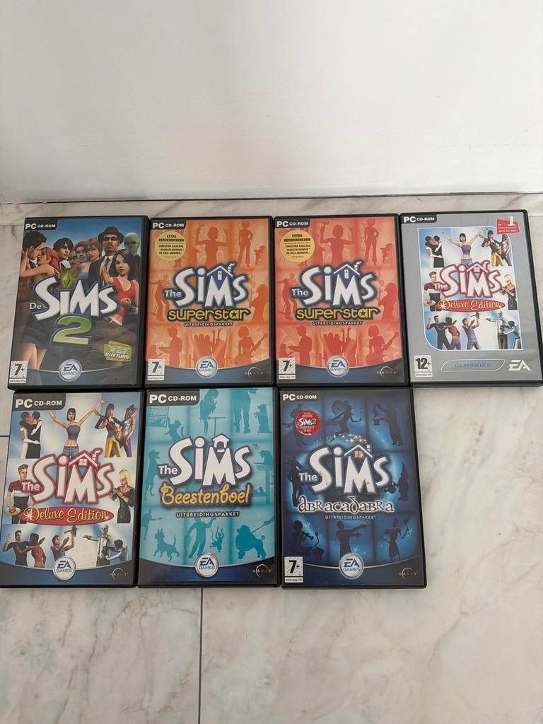 De Sims PC CD-ROM games en uitbreidingspakketten, Gebruikt, 1 speler, Ophalen of Verzenden, Vanaf 7 jaar
