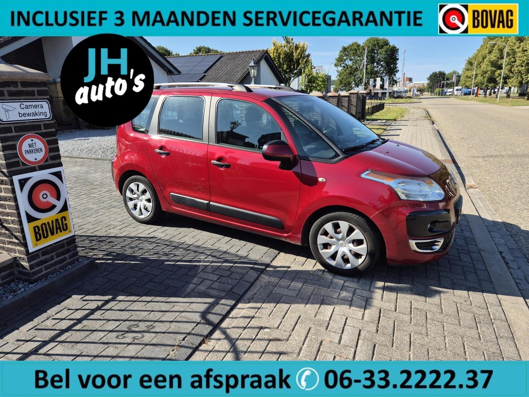 Citroen C3 Picasso 1.4 VTi Aura CRUISE | HOOGZITTER | NW-APK, Auto's, Citroën, Voorwielaandrijving, Gebruikt, Met garantie (alle)