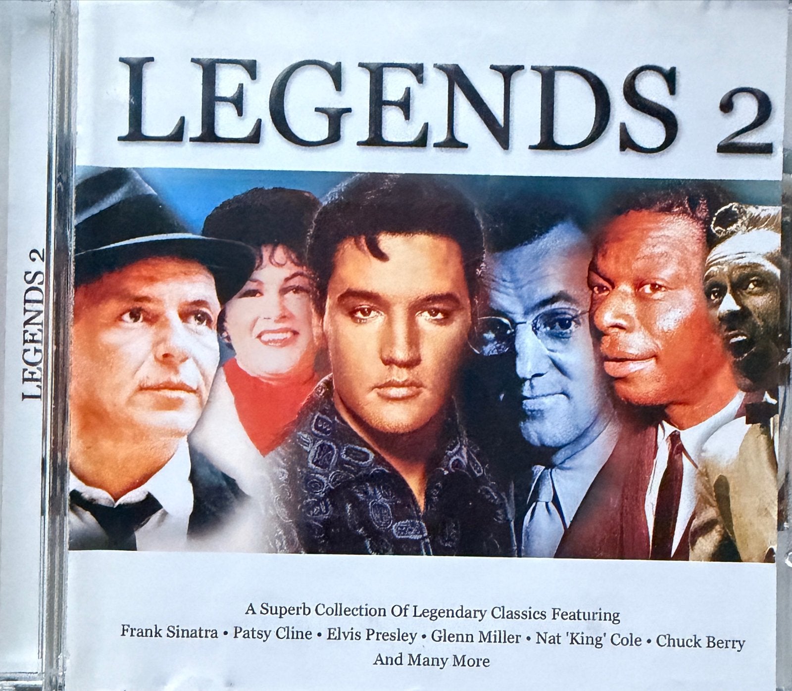 Legends 2 CD - Frank Sinatra, Elvis Presley, Nat King Cole, Ophalen of Verzenden, Gebruikt, Pop, Verzamelalbum
