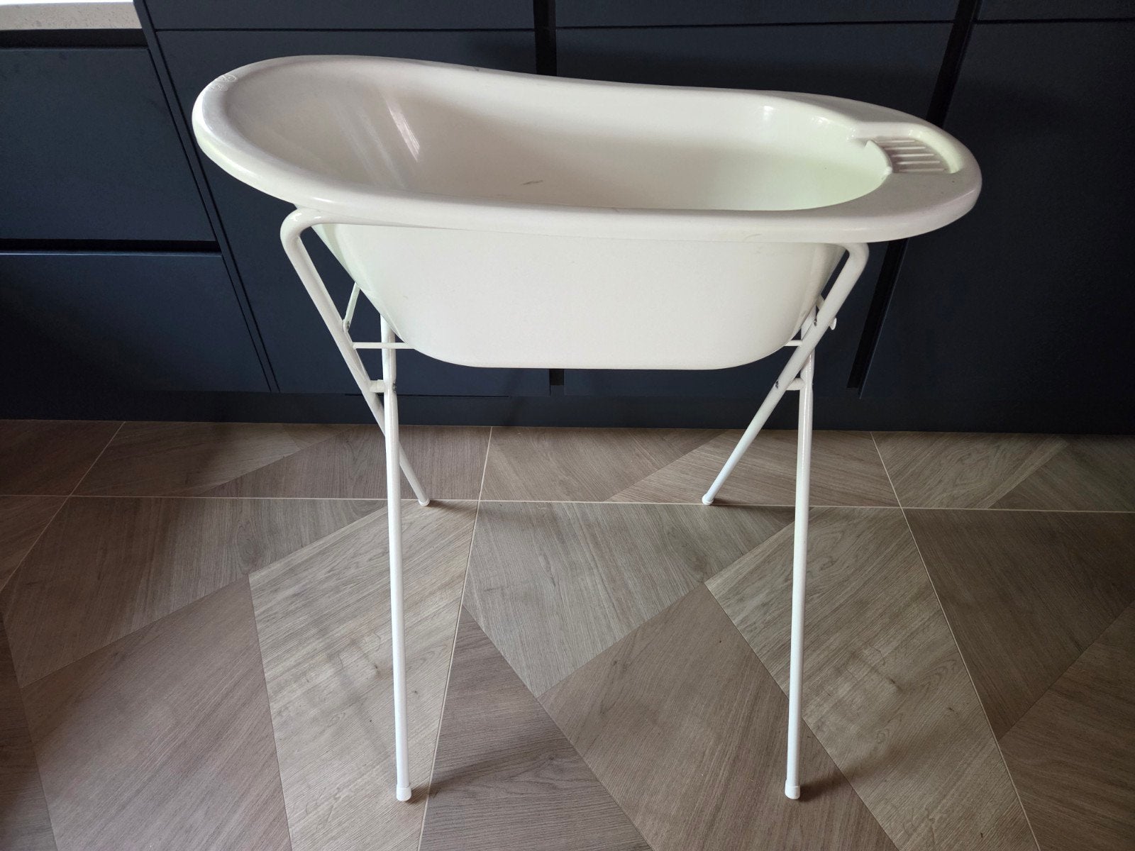 Babybadje met standaard, Gebruikt, Badje, Standaard, Ophalen