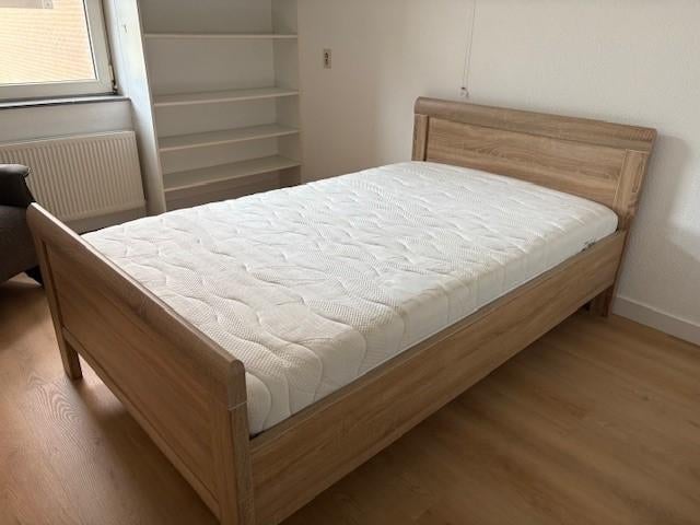 Bed, Ophalen, Eenpersoons, Wit, Zo goed als nieuw