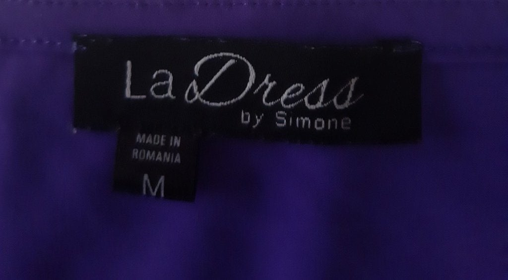 La Dress mooi paars jurkje maat M, Maat 38/40 (M), Nieuw, Ophalen of Verzenden, Onder de knie