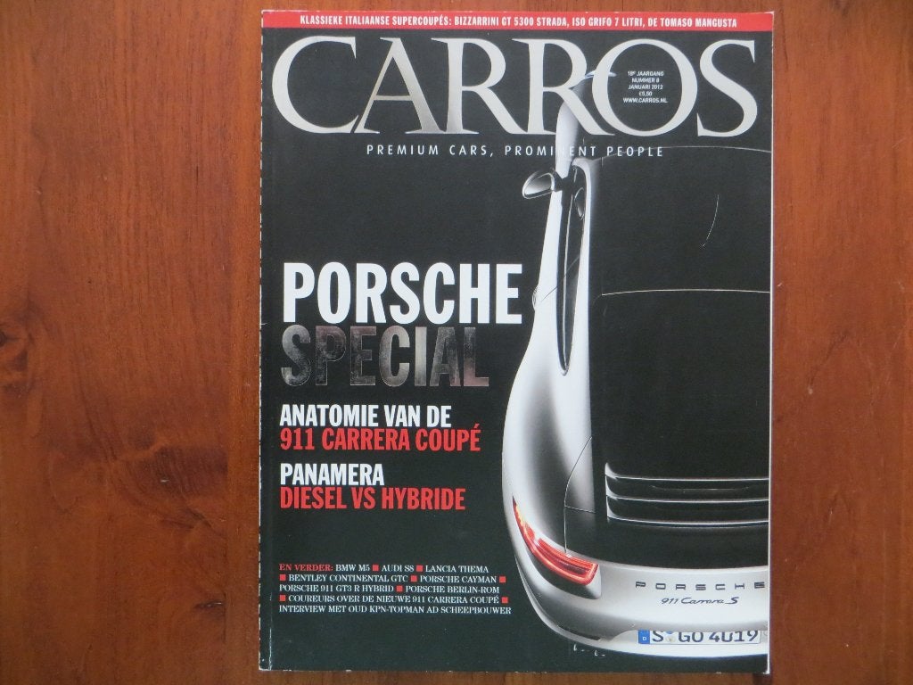 Carros (jan. 2012) Porsche special, 911 Carrera Coupé, Ophalen of Verzenden, Nieuw, Porsche