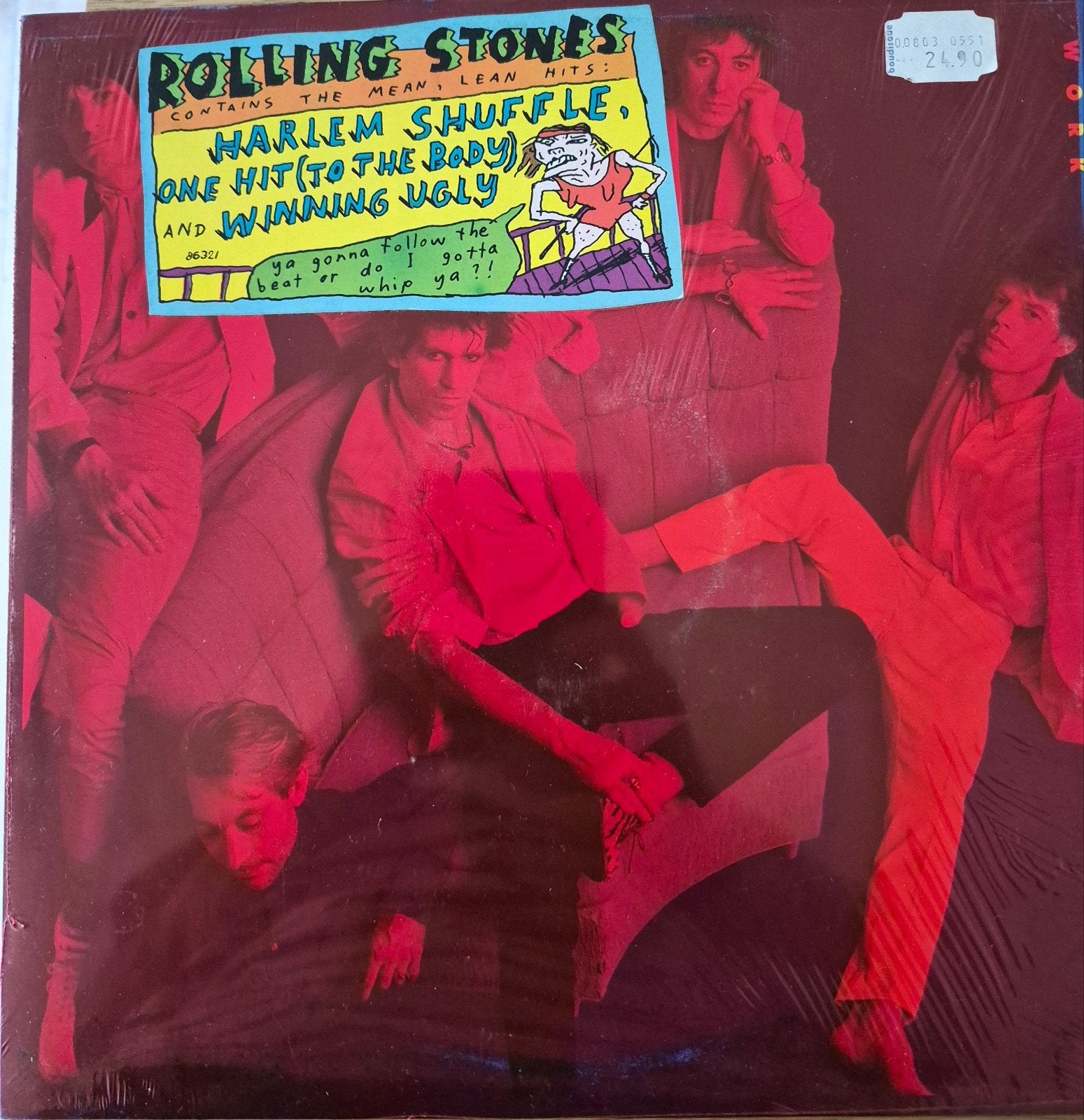 The Rolling Stones - Dirty Work LP (1986), Ophalen, LP, Rock, Gebruikt