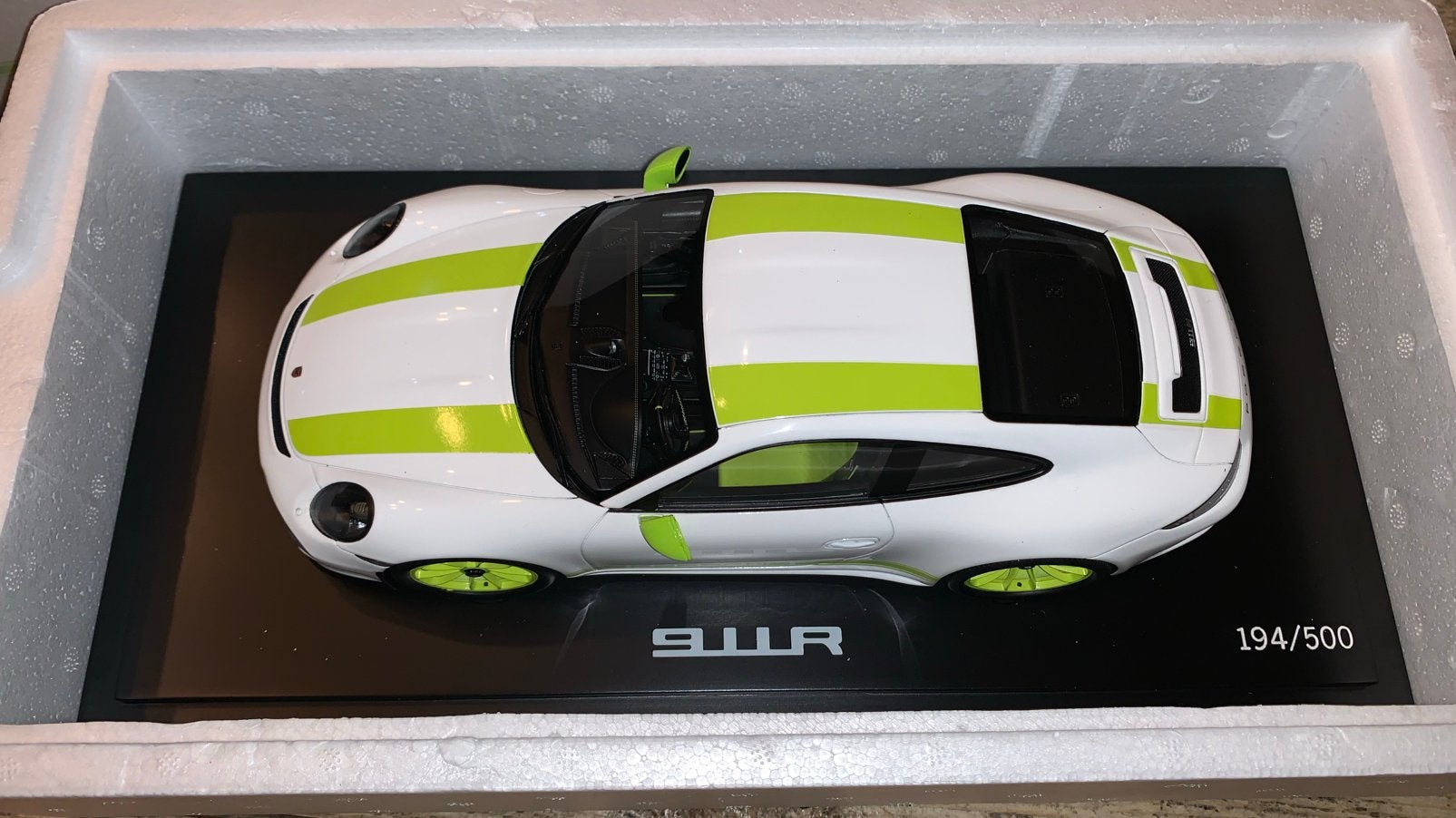 Porsche 911R type 991 2016 WAX02100026 Spark, Hobby en Vrije tijd, Ophalen of Verzenden, Zo goed als nieuw, Auto, Overige merken