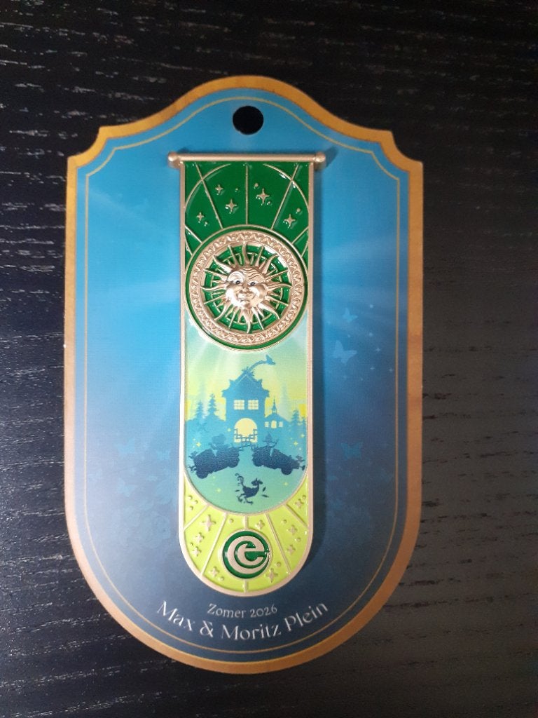 Efteling zomerpin max en moritz, Verzamelen, Ophalen of Verzenden, Zo goed als nieuw, Button of Speldje