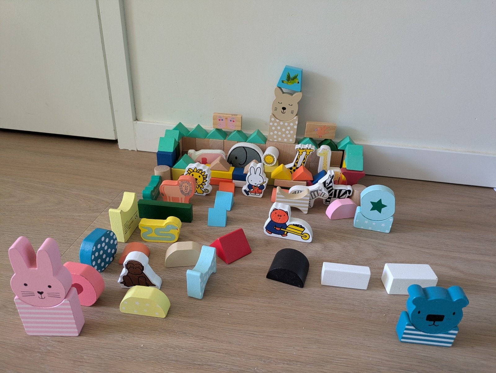 Bouwblokjes diverse, Ophalen, Zo goed als nieuw