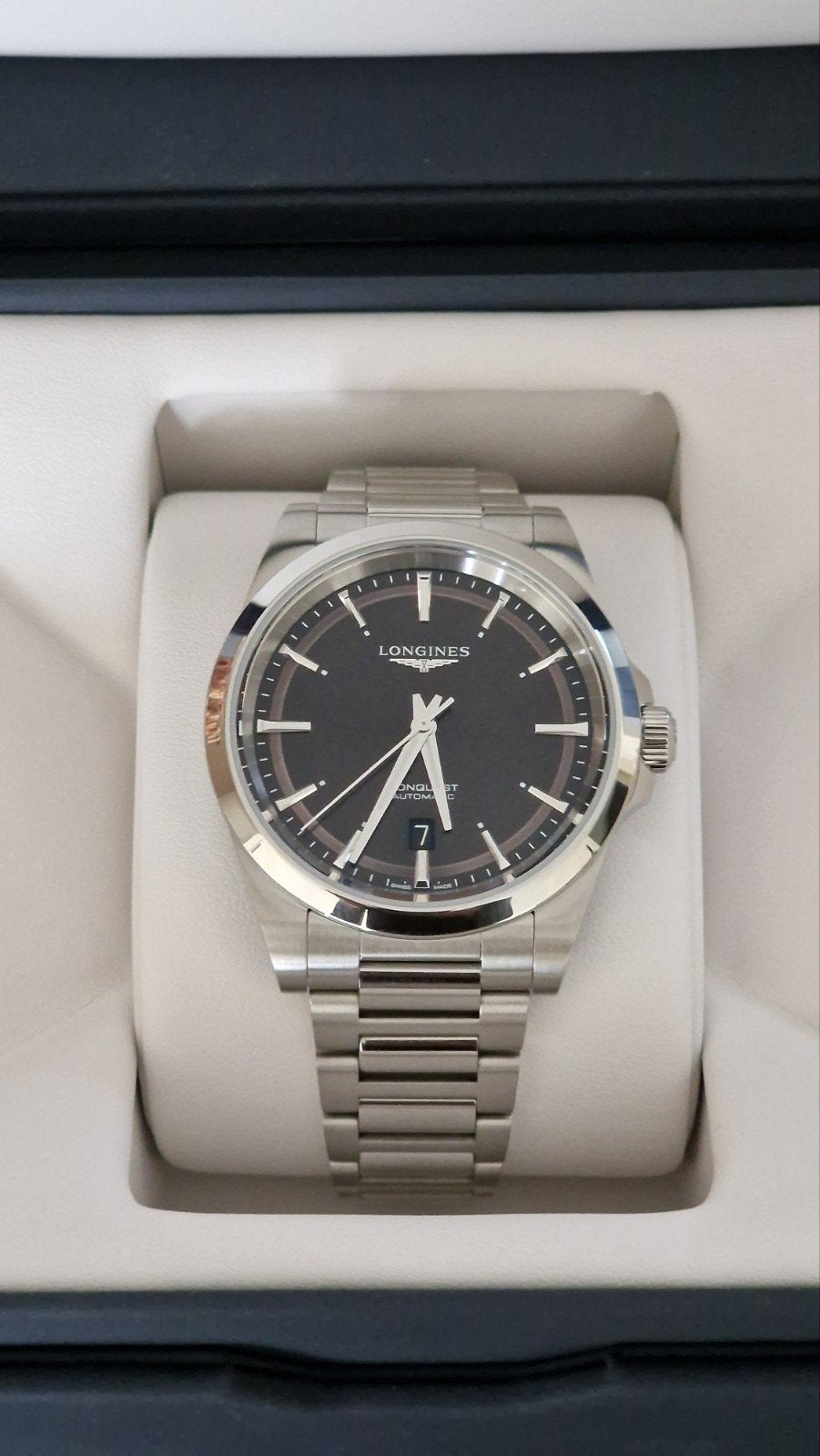 Longines Conquest L3.830.4 – Nieuw in de doos, Overige merken, Staal, Staal, Polshorloge