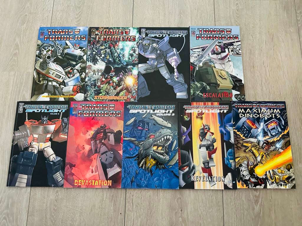 IDW Transformers Comics Collectie 2005 continuity, Meerdere stripboeken, Ophalen of Verzenden, Gelezen