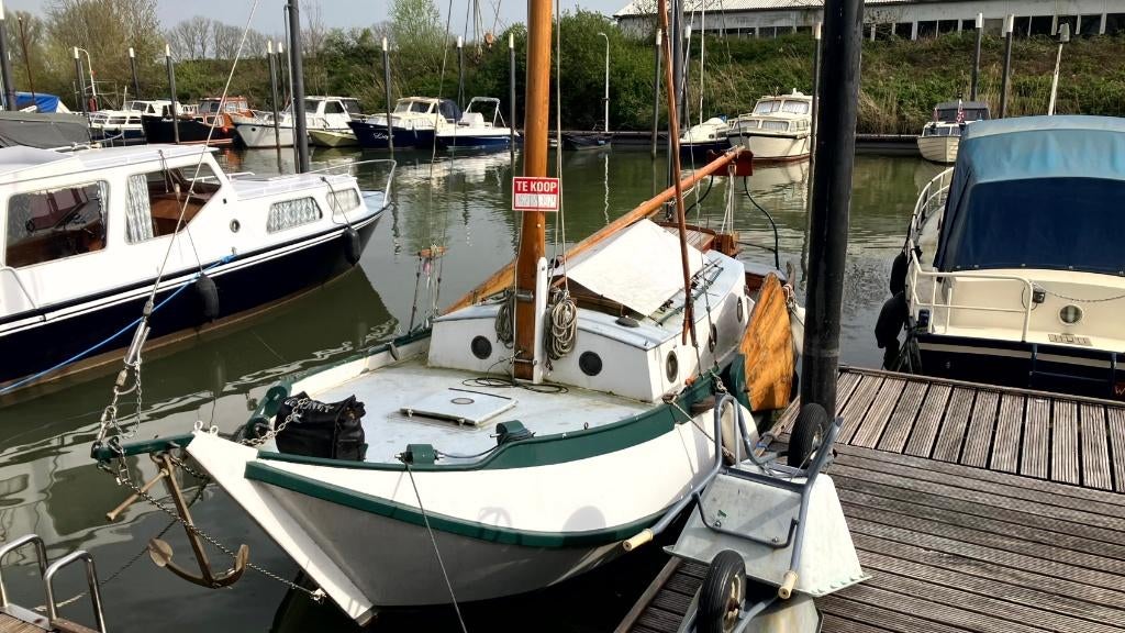 Grundel platbodem (1972), Watersport en Boten, Ophalen, Gebruikt, Staal, Binnenboordmotor