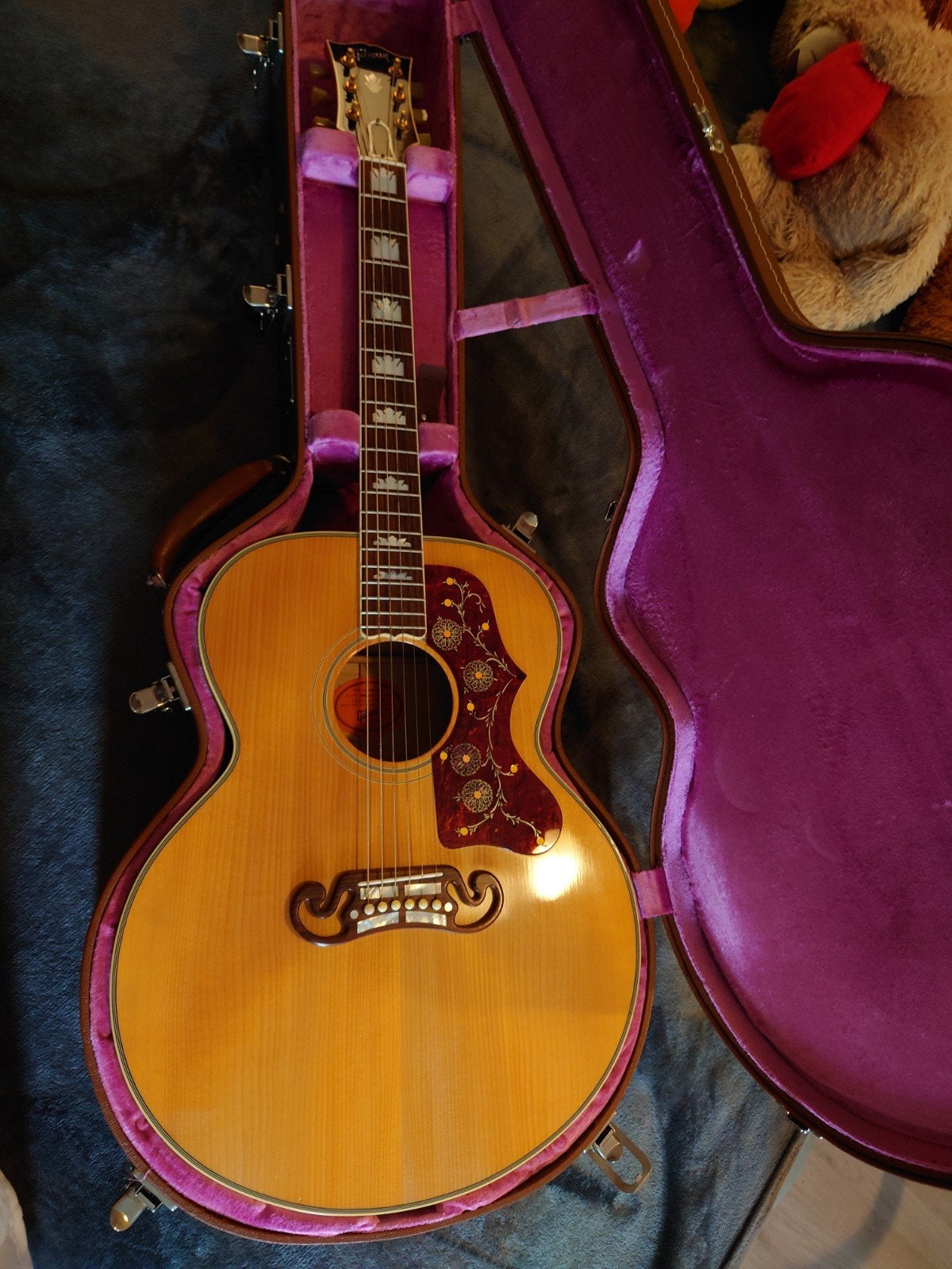 gibson sj-200 true vintage 2010, Ophalen of Verzenden, Zo goed als nieuw, Western- of Steelstringgitaar, Met koffer