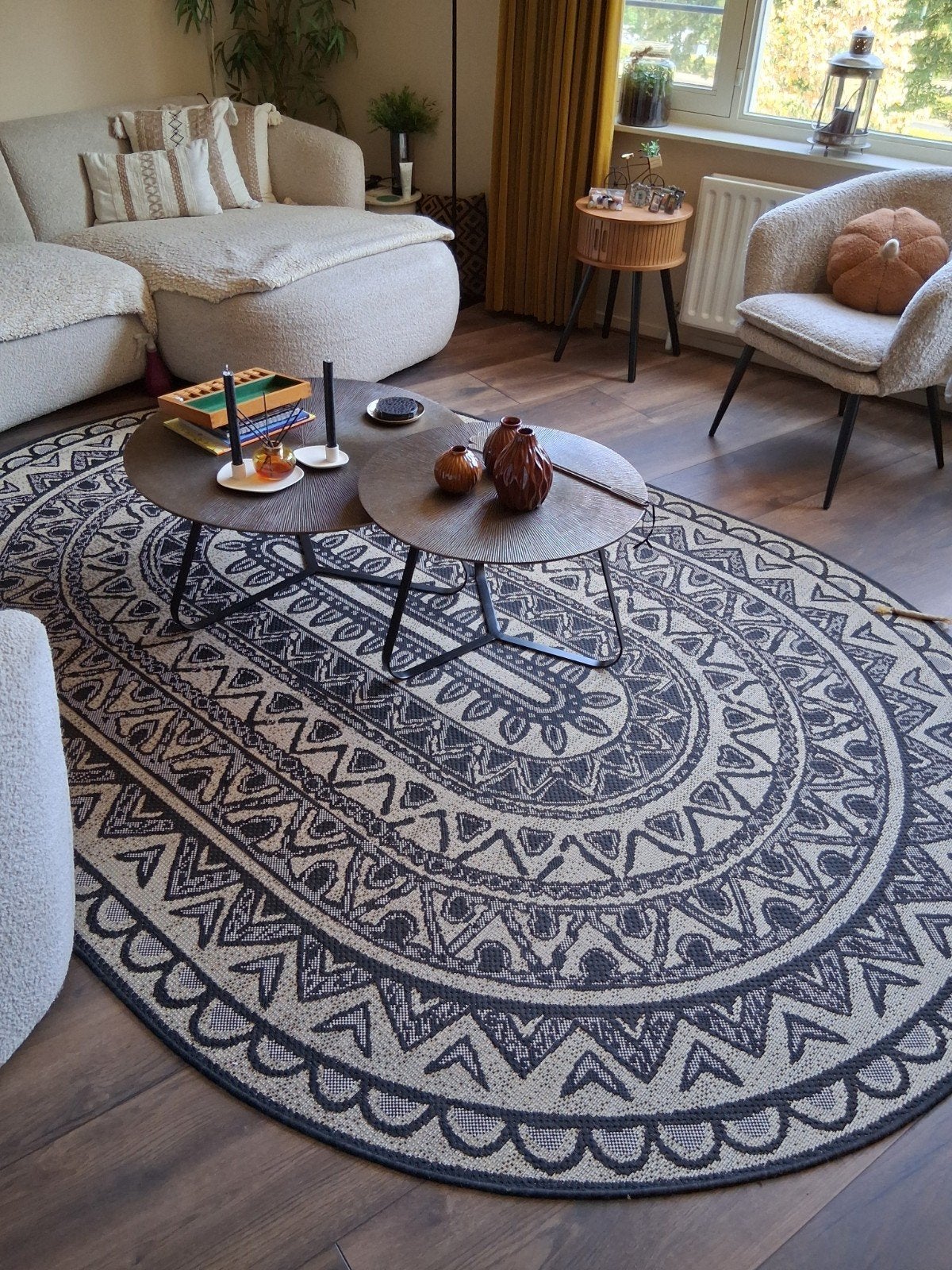 Zeer groot ovaal vloerkleed, bijna nog nieuw, Ophalen, Zo goed als nieuw, Ovaal, 200 cm of meer