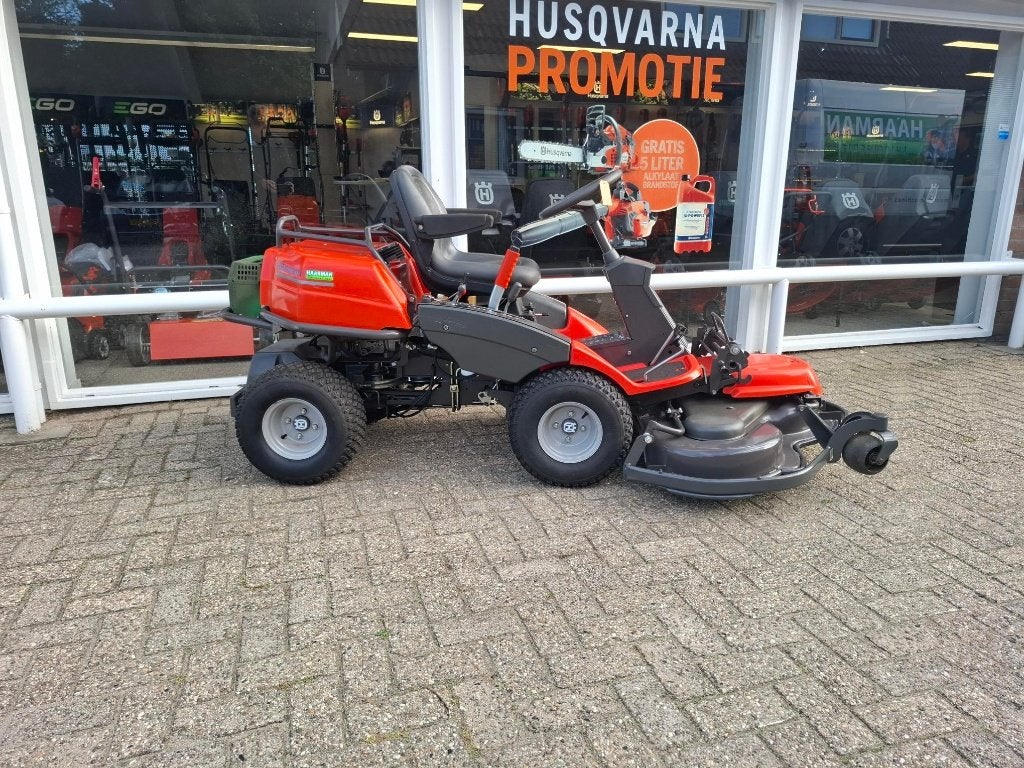 Husqvarna Proflex 18 Frontmaaier – 122 cm Combi Maaidek, Ophalen, Gebruikt, Elektrische starter, 120 cm of meer