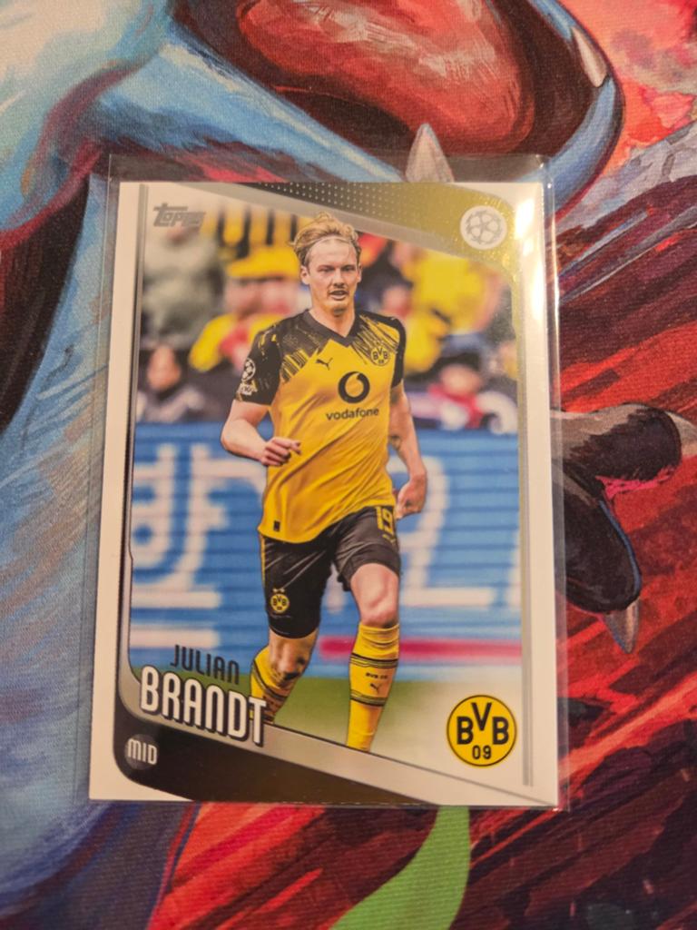 Topps Julian Brandt Spelerskaart - Borussia Dortmund, Ophalen of Verzenden, Nieuw, Buitenlandse clubs, Spelerskaart