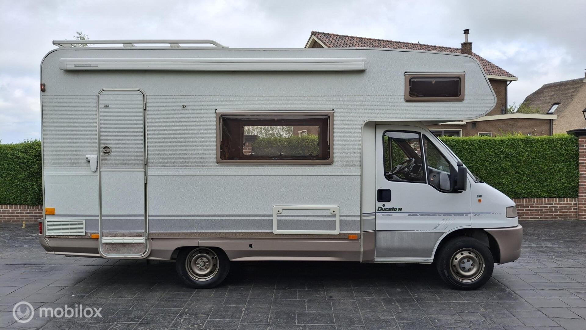 Fiat 230 2.5D 5pers douche/WC/Koelkast/Keuken/APK Inruil Mog, Caravans en Kamperen, Fiat, Bedrijf, Sherlock007@live.nl, Fiat