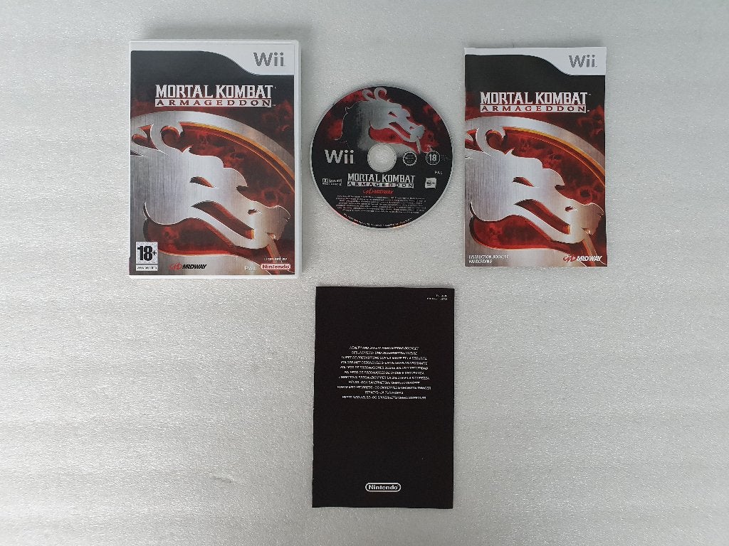 Nintendo Wii: Mortal Kombat Armageddon, Gebruikt, Vanaf 18 jaar, Vechten, 2 spelers