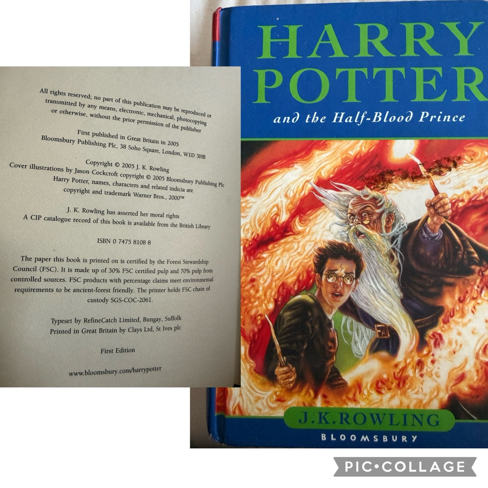 Harry Potter en de Halfbloed Prins - Eerste Editie, Boeken, Ophalen of Verzenden, Zo goed als nieuw