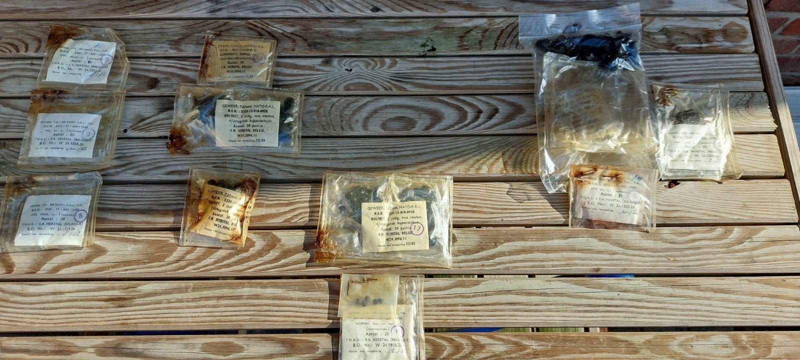 groot lot NL FAL verpakte onderdelen ex leger, Verzamelen, Ophalen of Verzenden, Landmacht, Nederland, Overige typen