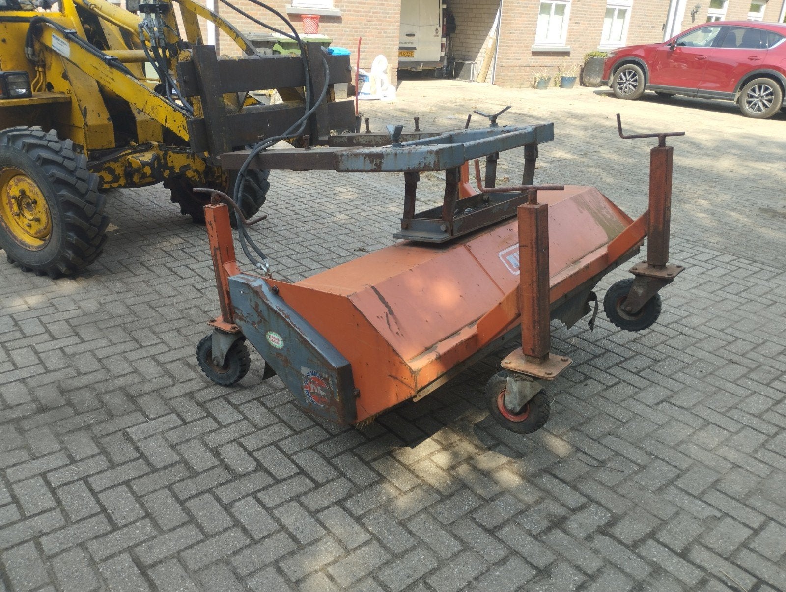 nimos veegmachine hydraulische lepel insteek, Tuin en Terras, Ophalen, 120 cm of meer