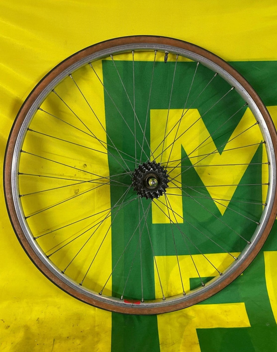 Mavic Module E 700C achterwiel met 5 sp freewheel, Wiel, Gebruikt, Verzenden, Aluminium