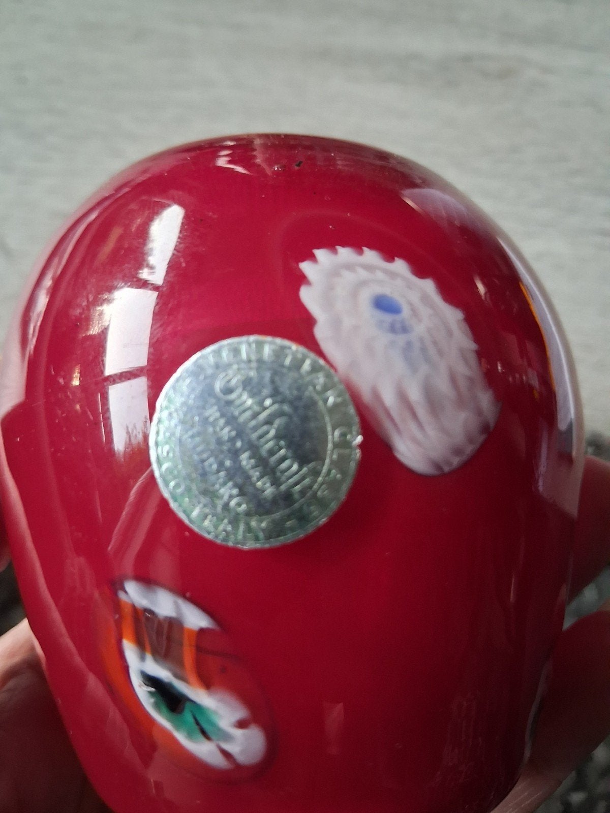 Vintage Murano tafelaansteker (zonder binnenwerk), Ophalen of Verzenden, Zo goed als nieuw