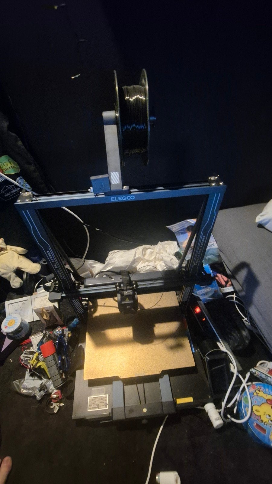 Elegoo neptune 4 max MAAR 1X GEBRUIKT met upgrades, Computers en Software, 3D Printers, Ingebouwde Wi-Fi, Nieuw, Ophalen of Verzenden