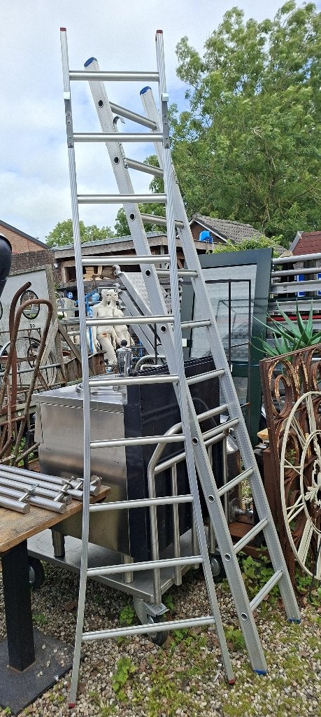 Aluminium Ladder - 270cm hoog, Doe-het-zelf en Verbouw, Ophalen, Gebruikt, Ladder, 2 tot 4 meter