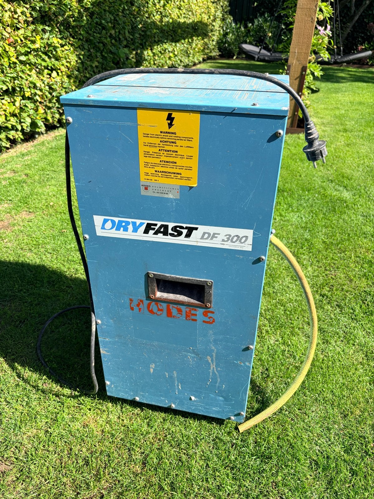 DRYFAST DF 300 Bouwdroger - Krachtige Ontvochtiger, Ophalen