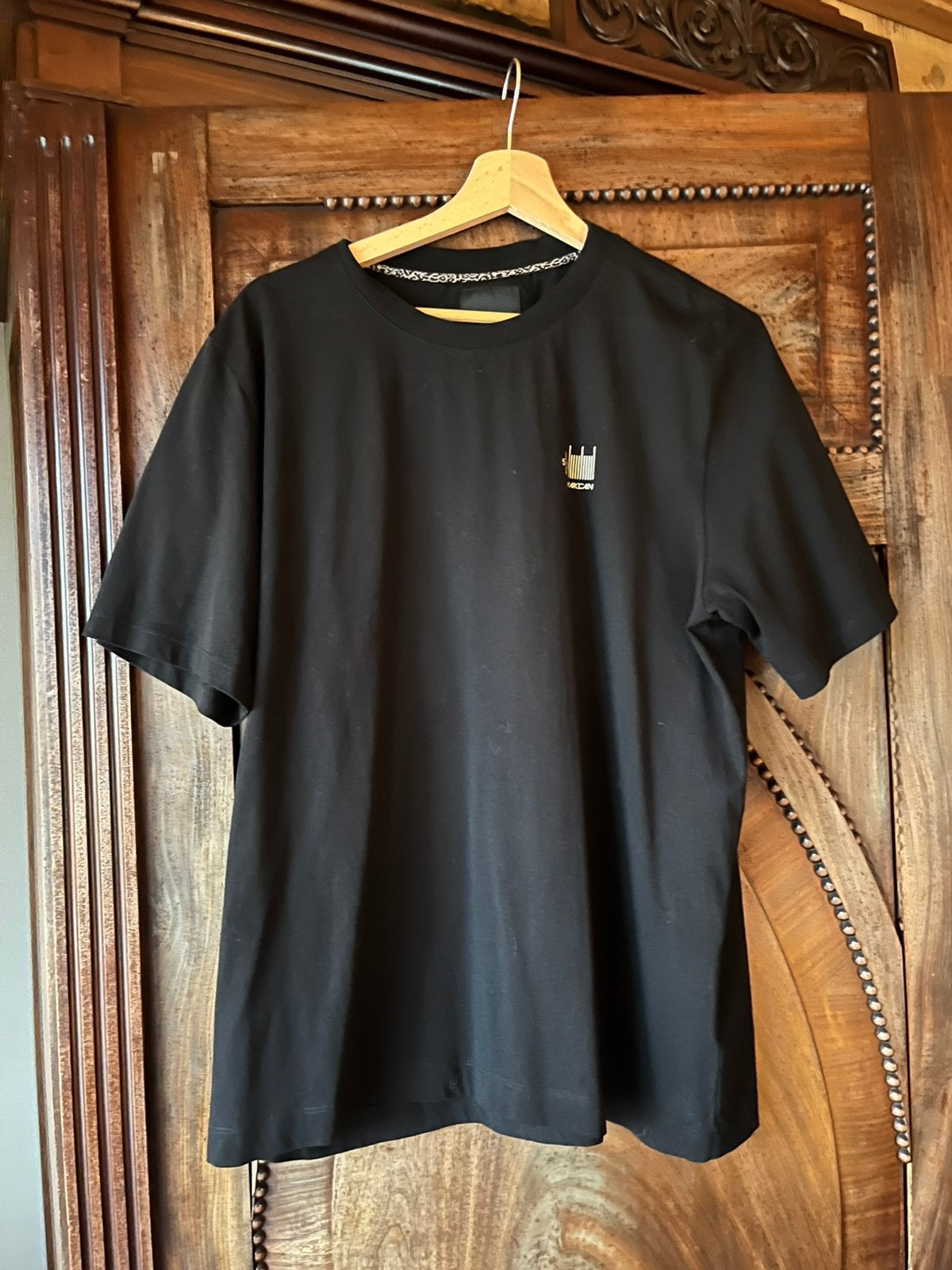 Zwart shirt van MarcCain, Kleding | Dames, T-shirts, Maat 38/40 (M), Verzenden, Zwart, Zo goed als nieuw