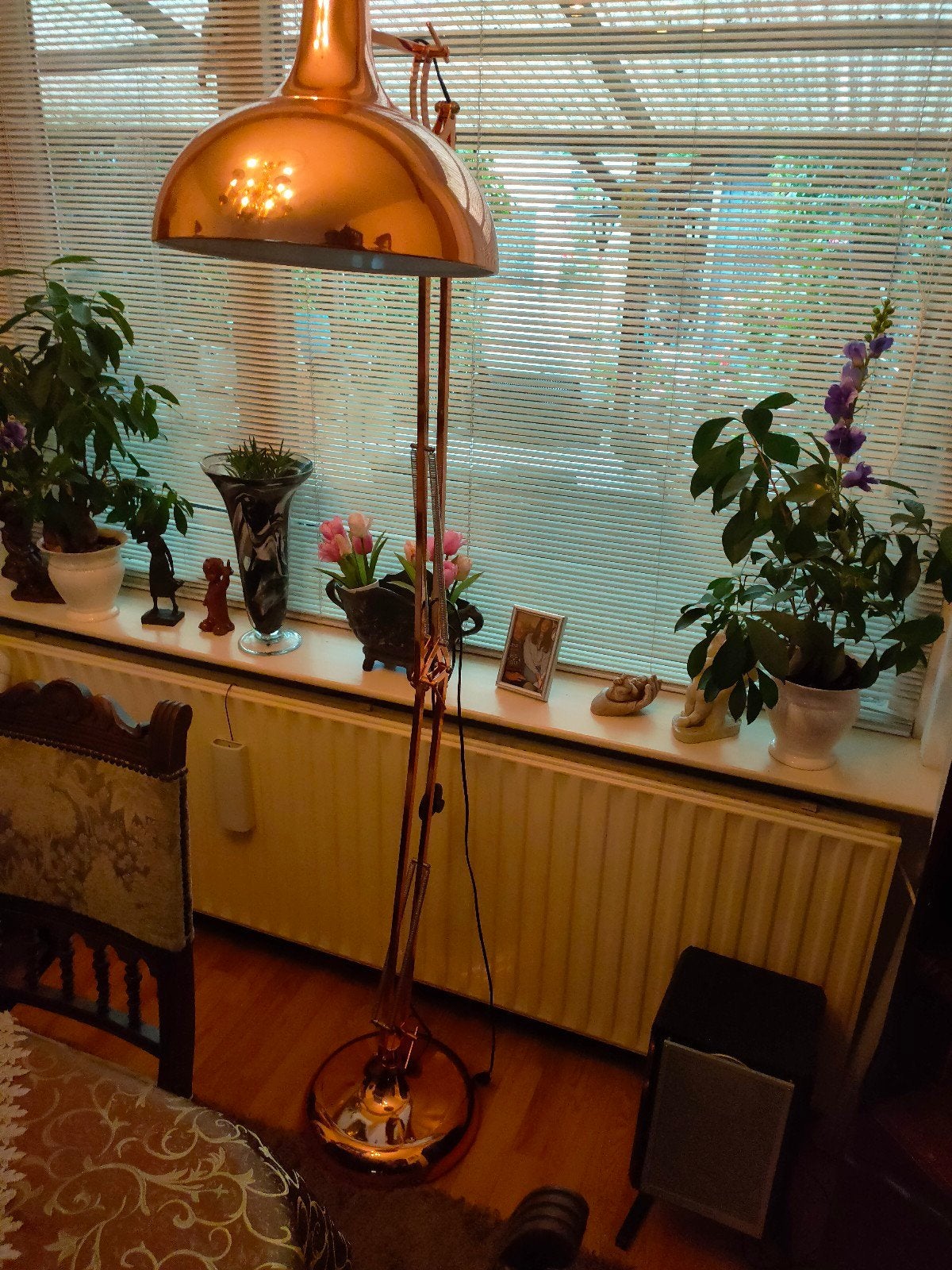 staande lamp koper ,niets geleden, Ophalen, Zo goed als nieuw, 150 tot 200 cm