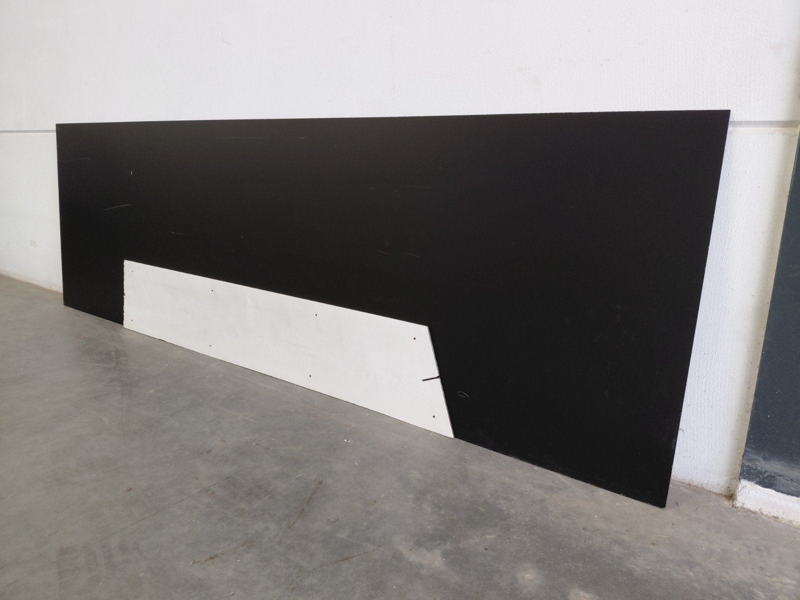 Trespa 6 mm hpl plaat wit en zwart, Doe-het-zelf en Verbouw, Platen en Panelen, Ophalen, Zo goed als nieuw, HPL, Minder dan 20 mm