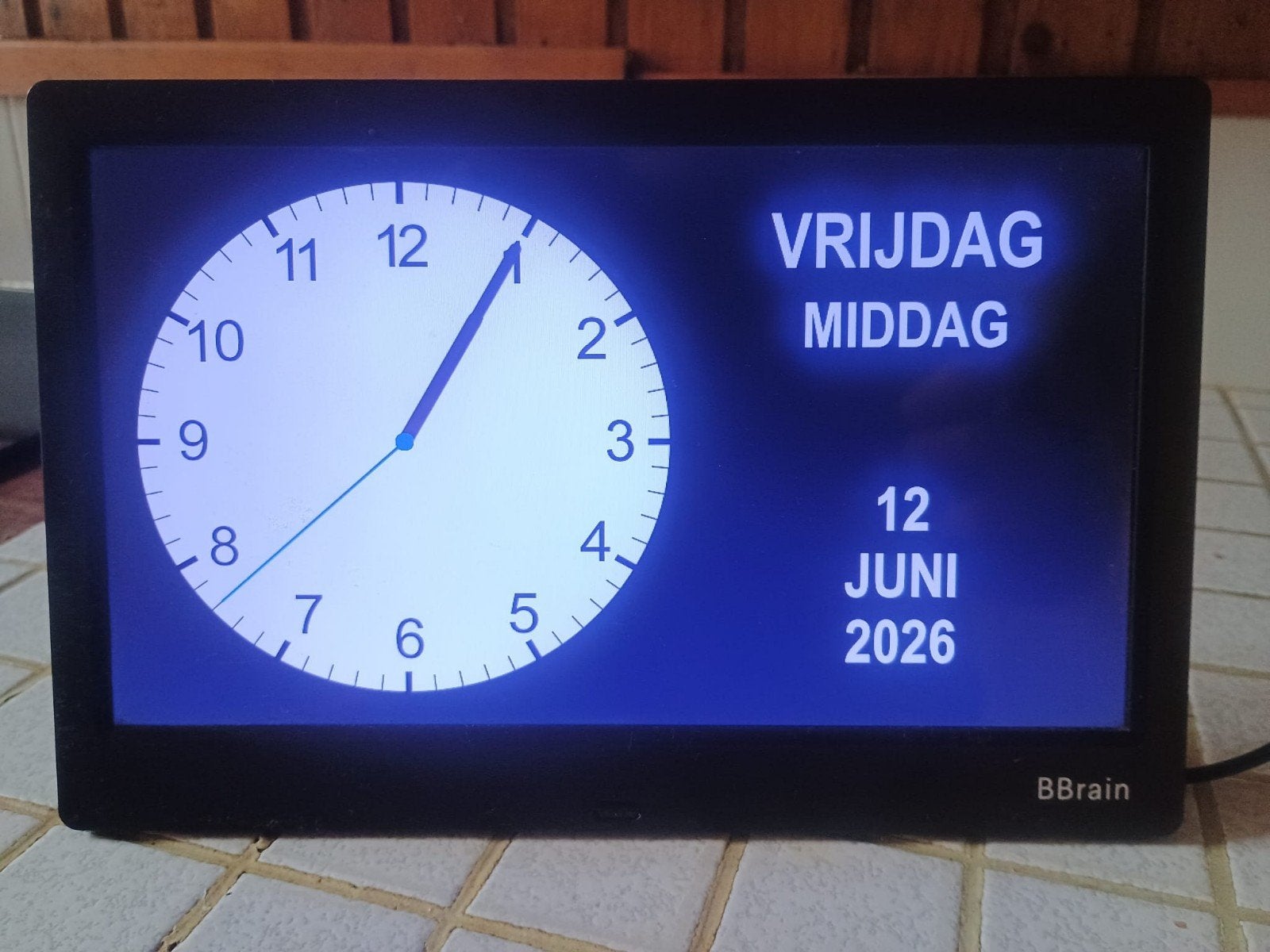 BBrain Dementie klok, Ophalen