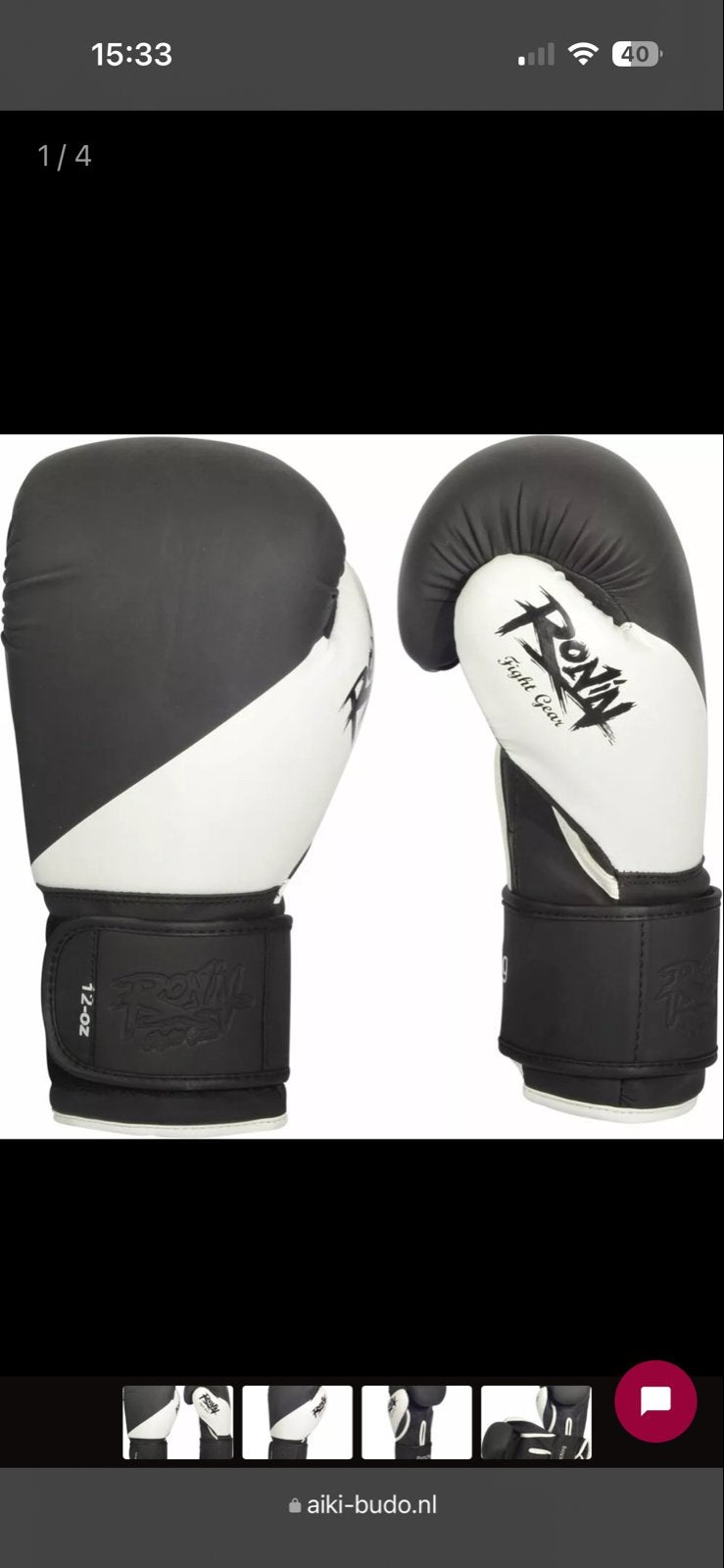 Nieuwe Ronin Bokshandschoenen 14 OZ - Perfect voor Training!, Ophalen of Verzenden, Nieuw, Vechtsportbescherming