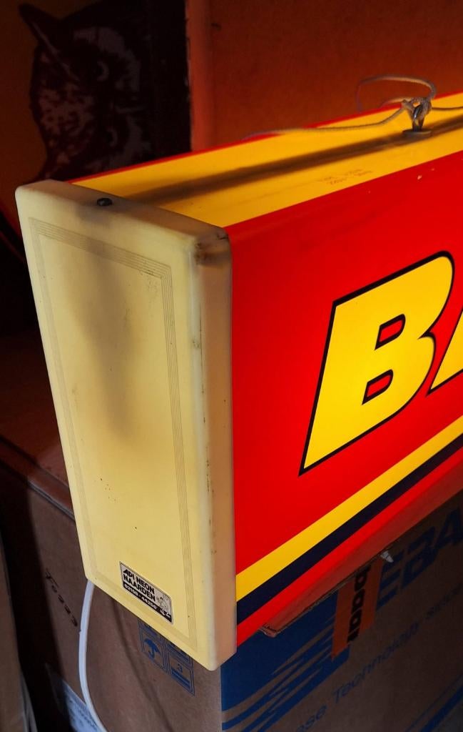 Lichtbak, lichtreclame, reclame voor Batavus fietsen🚲, Ophalen, Gebruikt, ., Lichtbak of (neon) lamp