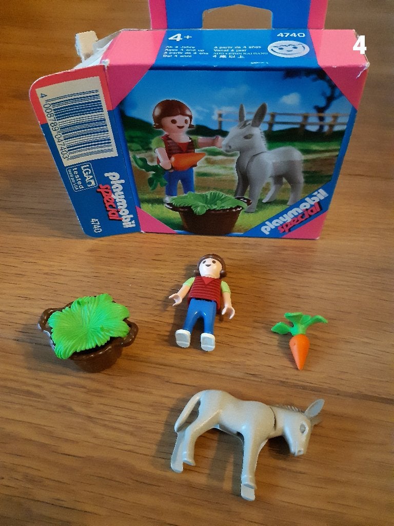 Playmobil set 4740 Kind met ezelsveulen. Special., Complete set, Special plus, Ophalen of Verzenden, Zo goed als nieuw
