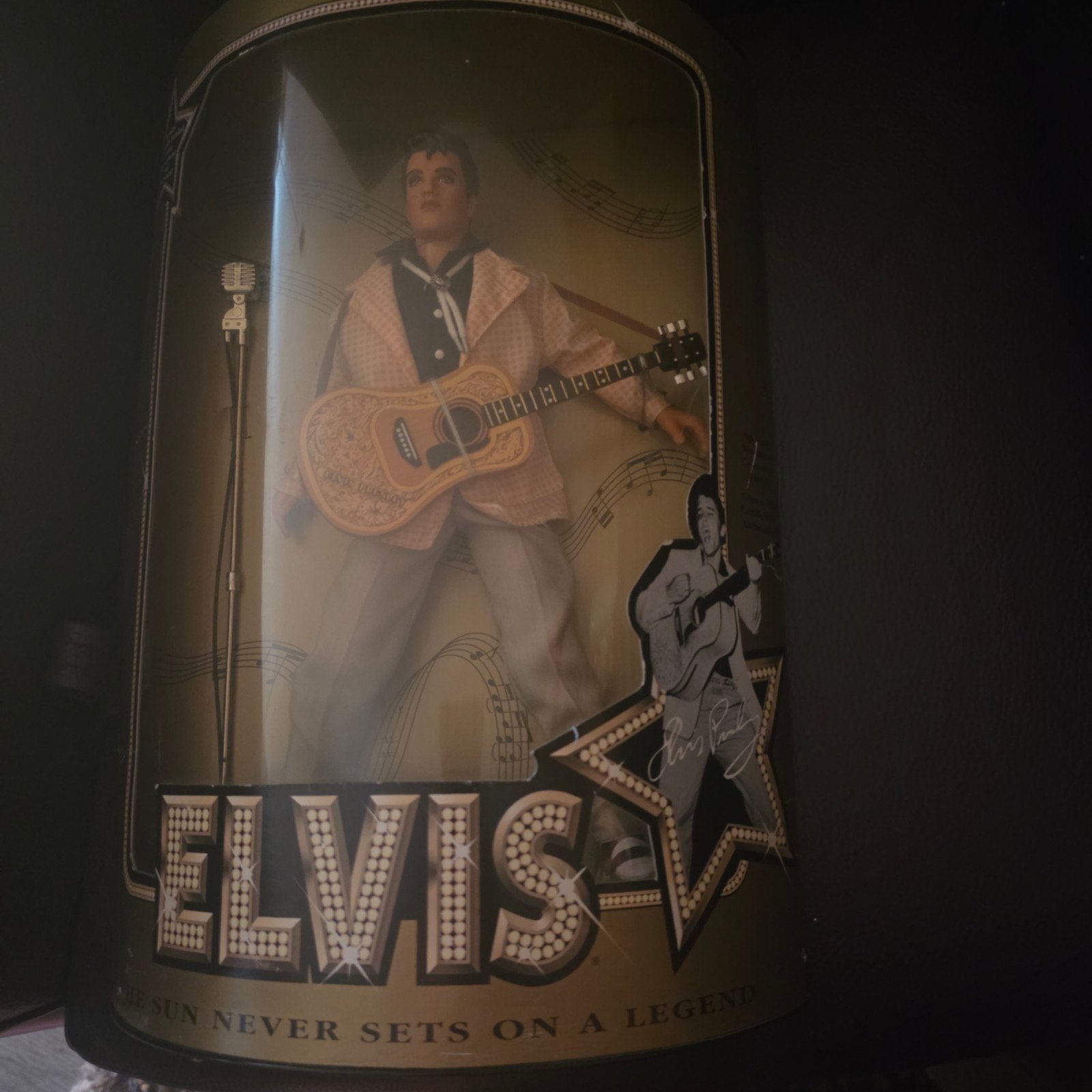 Elvis Presley Teen Idol Pop met Gitaar en Microfoon, Verzamelen, Ophalen of Verzenden, Overige typen