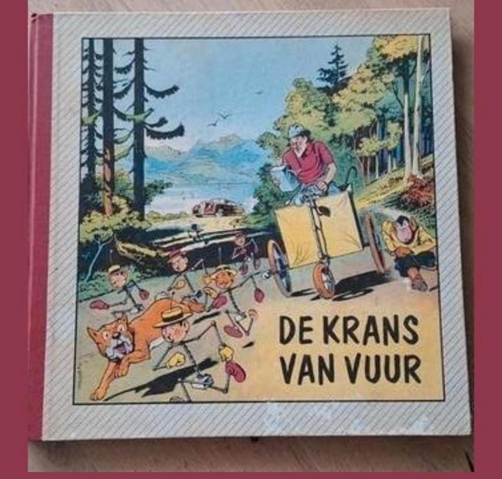 Stripboek hardcover jaren '60 - De Krans van Vuur - Zo goed, Boeken, Stripboeken, Zo goed als nieuw, Eén stripboek, Ophalen of Verzenden