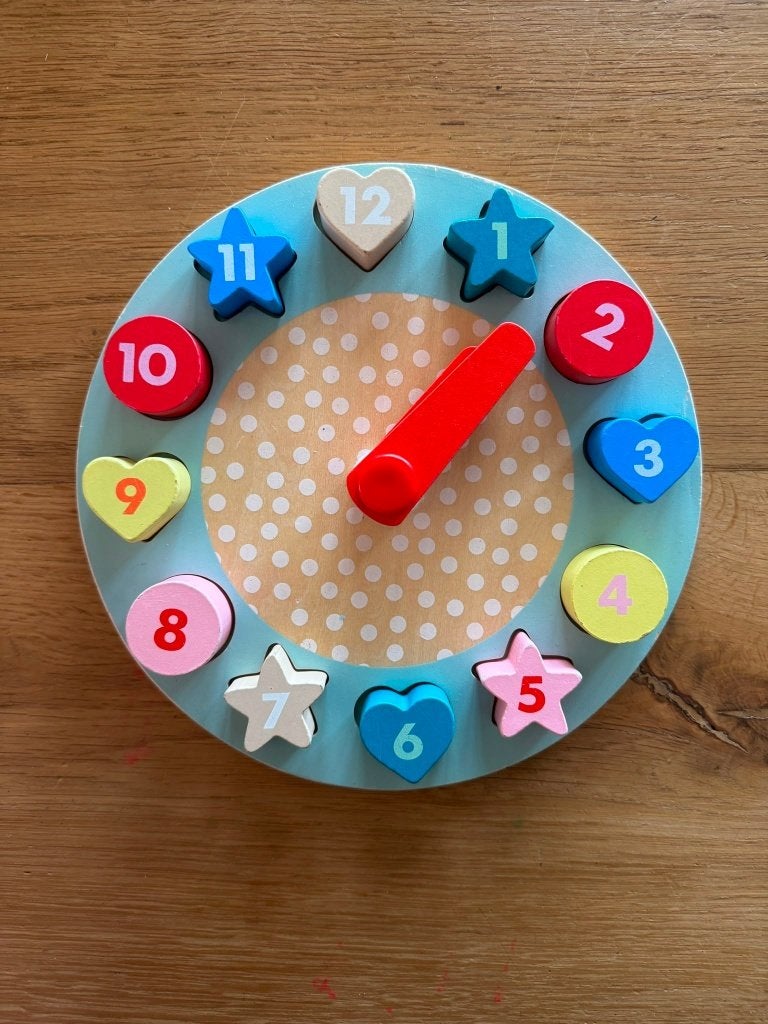 Puzzel klok, Ophalen of Verzenden, 10 tot 50 stukjes, Gebruikt, 2 tot 4 jaar