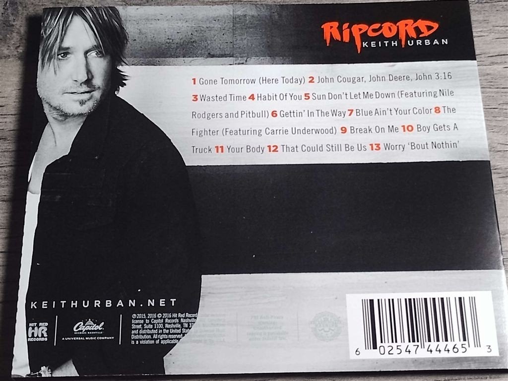 Keith Urban - Ripcord, Ophalen of Verzenden, Zo goed als nieuw